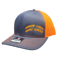 Nobody Cares Work Harder Richardson 112 Embroidered Hat