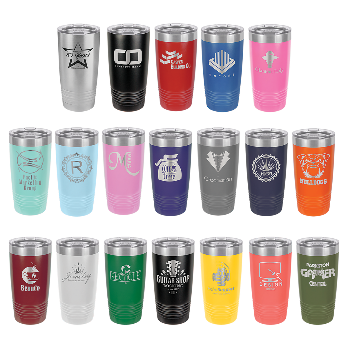 20oz Personalized Insulated Tumbler