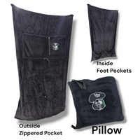 Bucs Pack-N-Go Travel Blanket Pillow