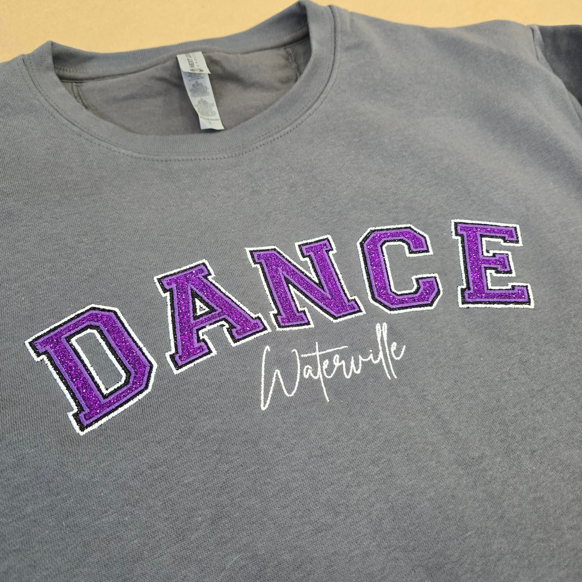 Waterville Dance – 2-Layer Glitter Pocket Crewneck
