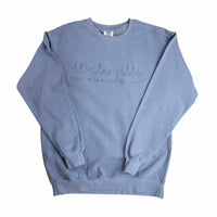 Embroidered Waterville Crewneck Sweatshirt