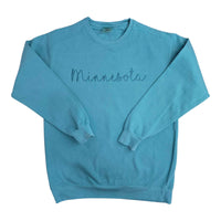 Embroidered Minnesota Crew Neck