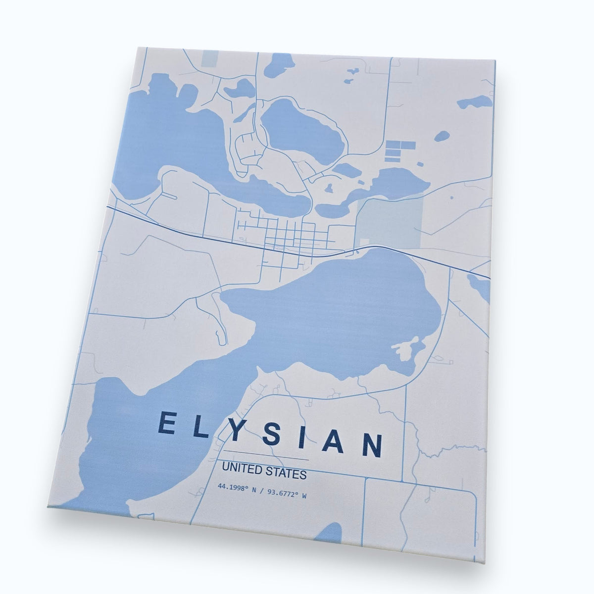 Custom Town Map Canvas