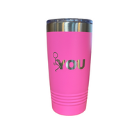 20oz F You Stick Figure Tumbler