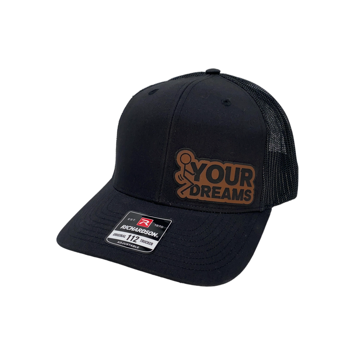 F Your Dreams Stick Figure Richardson 112 Patch Hat