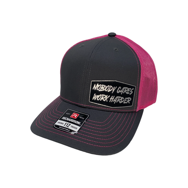 Nobody Cares Work Harder Richardson 112 Patch Hat