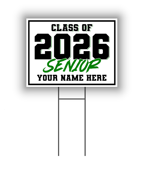 Senior Yard Sign with Stake