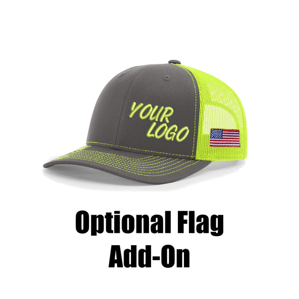 24 Pack Embroidered Neon Hats