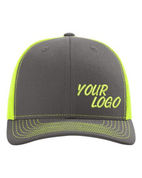 24 Pack Embroidered Neon Hats